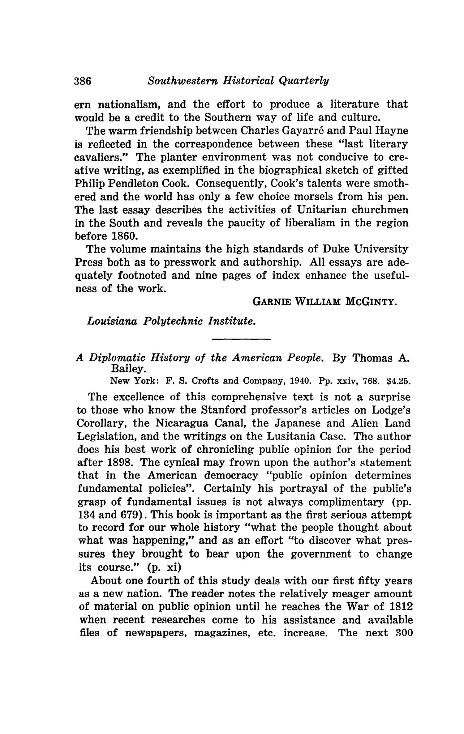 The Southwestern Historical Quarterly, Volume 44, July 1940 - April, 1941
                                                
                                                    386
                                                