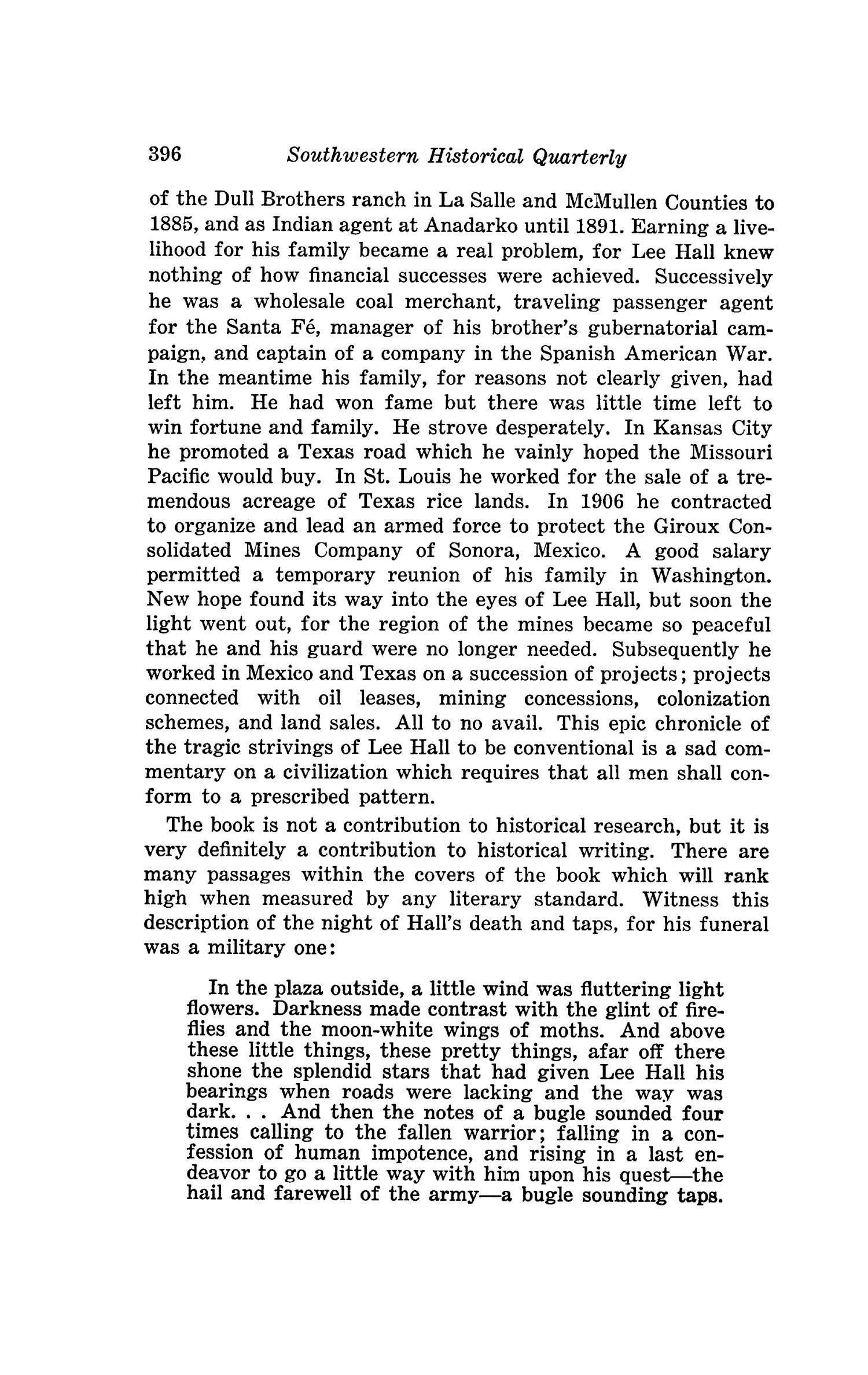 The Southwestern Historical Quarterly, Volume 44, July 1940 - April, 1941
                                                
                                                    396
                                                