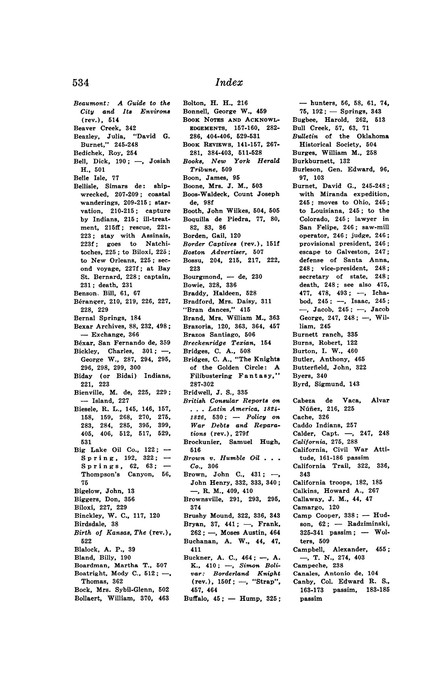 The Southwestern Historical Quarterly, Volume 44, July 1940 - April, 1941
                                                
                                                    534
                                                