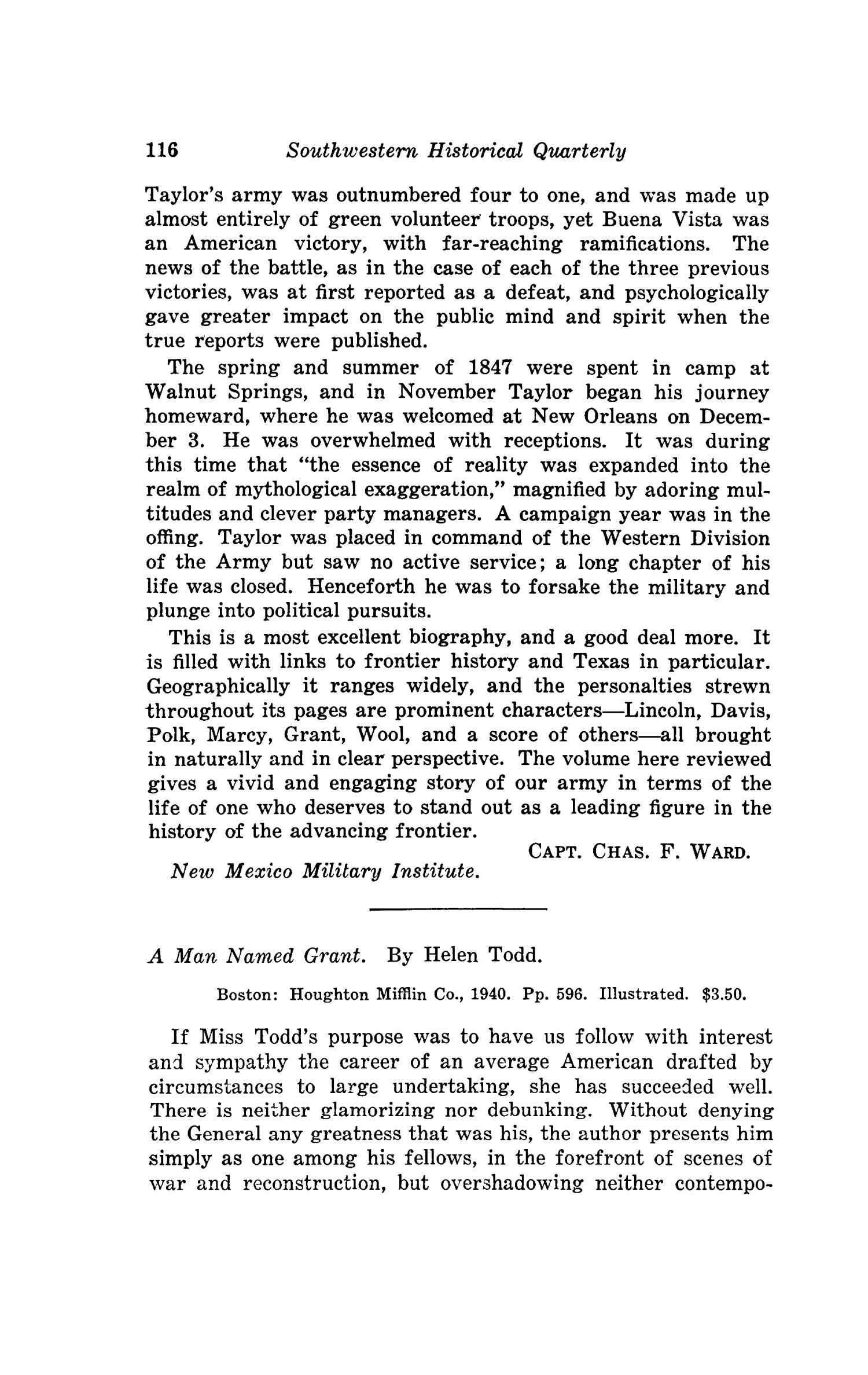 The Southwestern Historical Quarterly, Volume 45, July 1941 - April, 1942
                                                
                                                    116
                                                