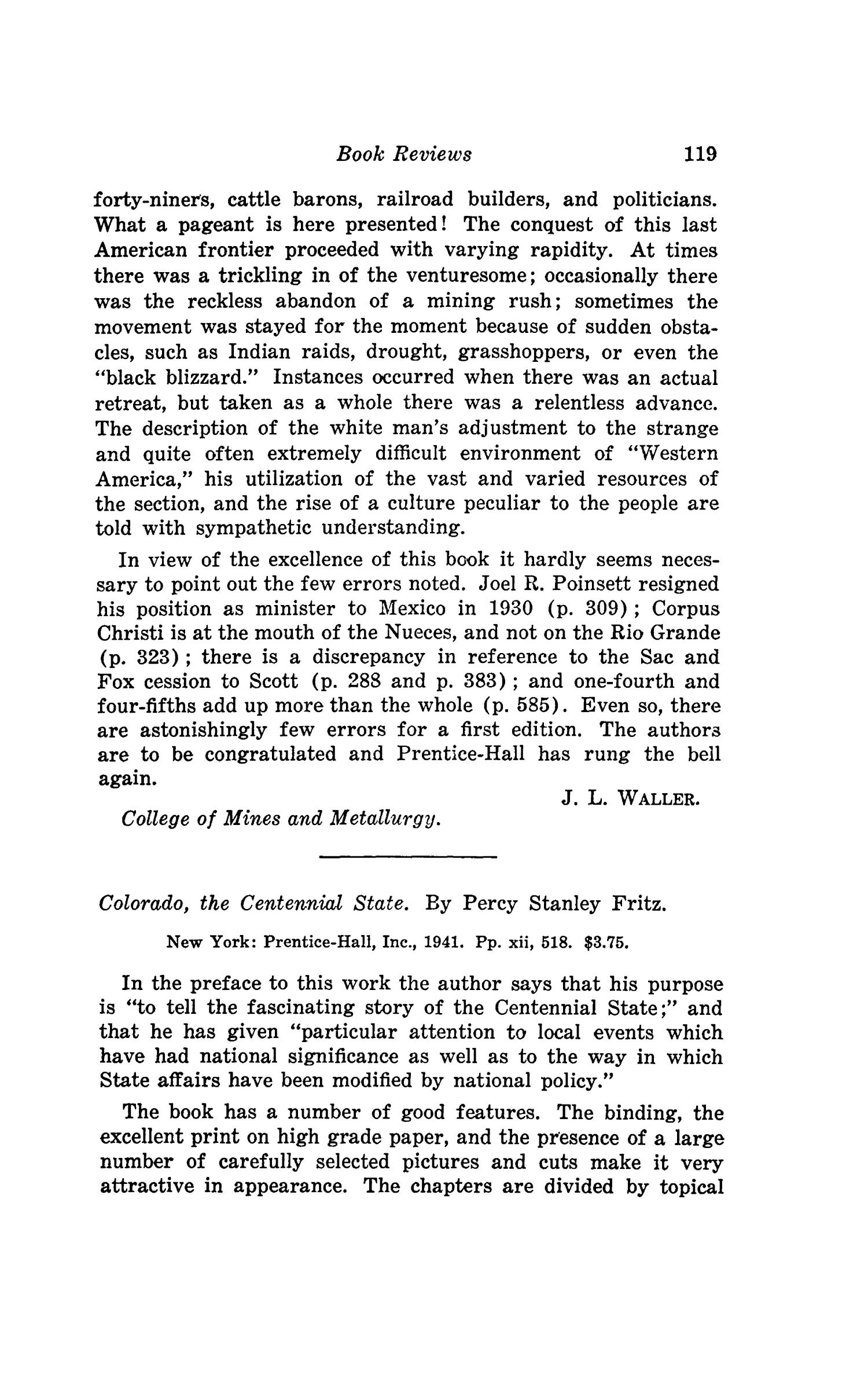 The Southwestern Historical Quarterly, Volume 45, July 1941 - April, 1942
                                                
                                                    119
                                                