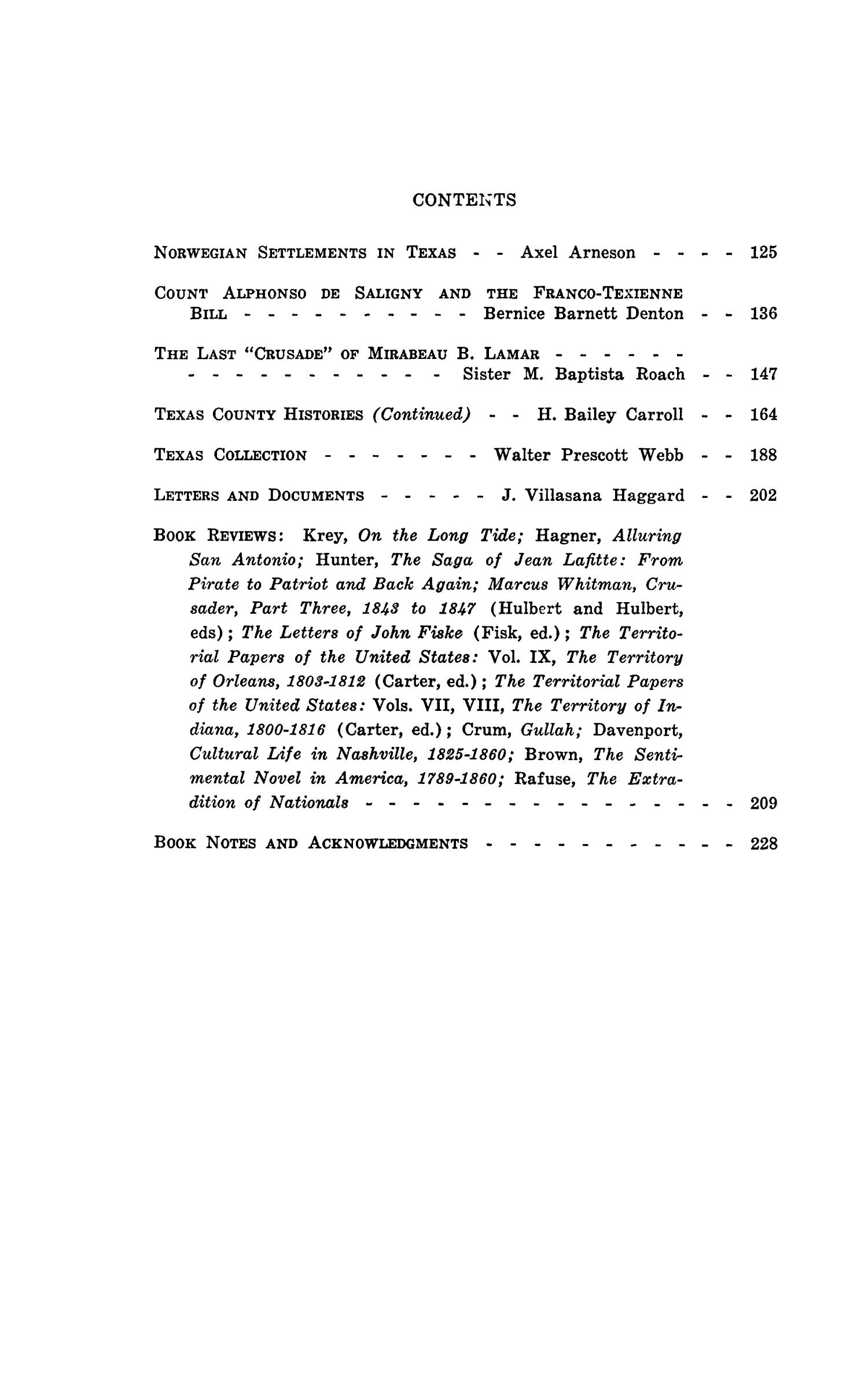 The Southwestern Historical Quarterly, Volume 45, July 1941 - April, 1942
                                                
                                                    None
                                                