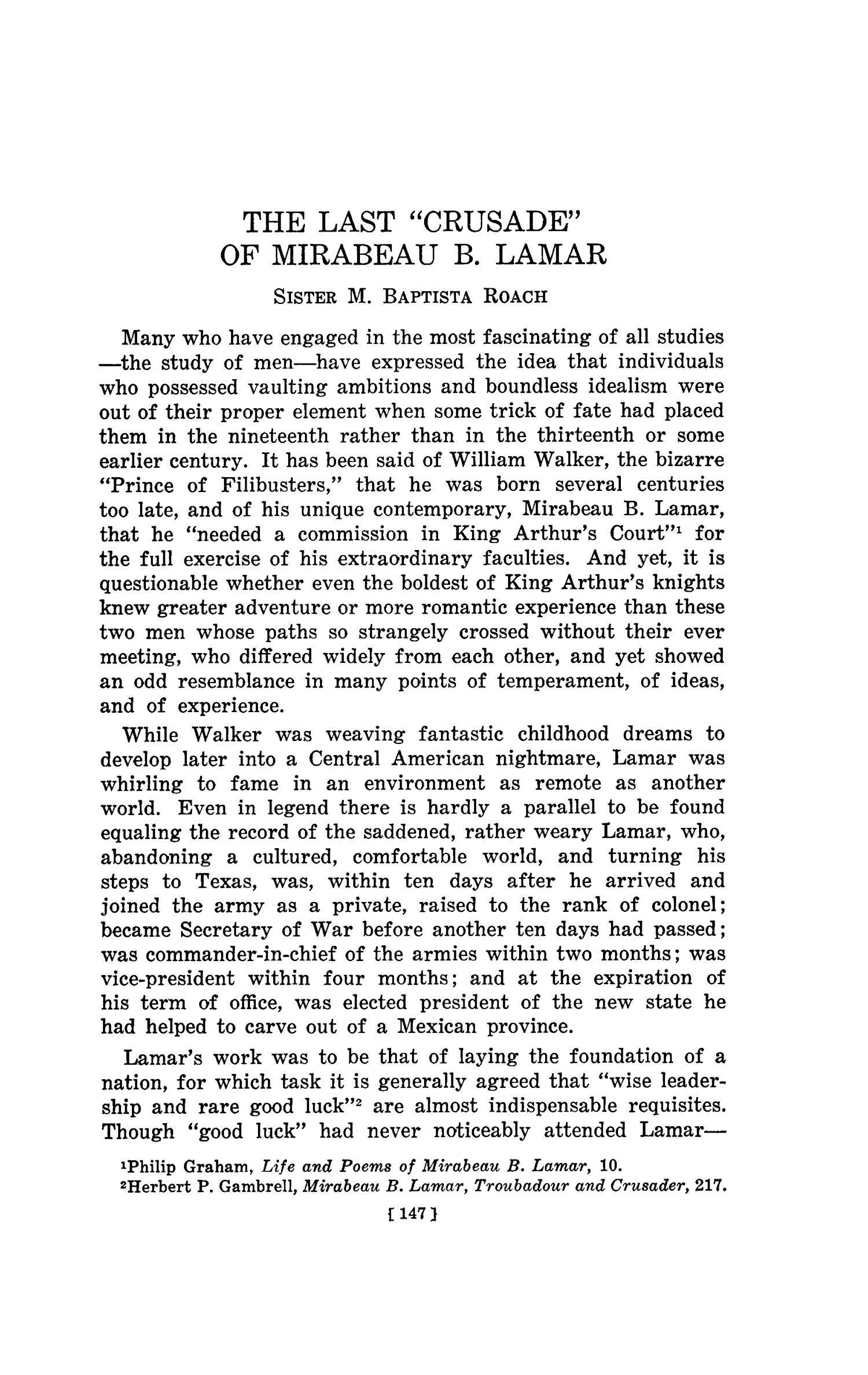The Southwestern Historical Quarterly, Volume 45, July 1941 - April, 1942
                                                
                                                    147
                                                