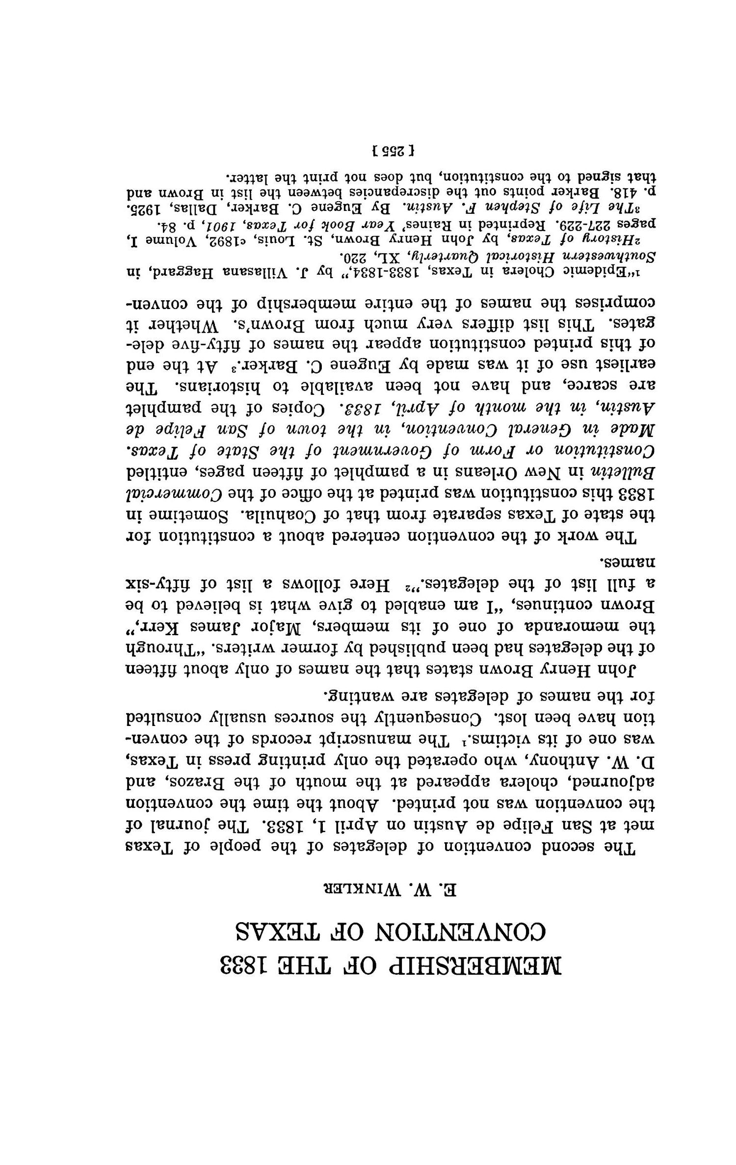 The Southwestern Historical Quarterly, Volume 45, July 1941 - April, 1942
                                                
                                                    255
                                                