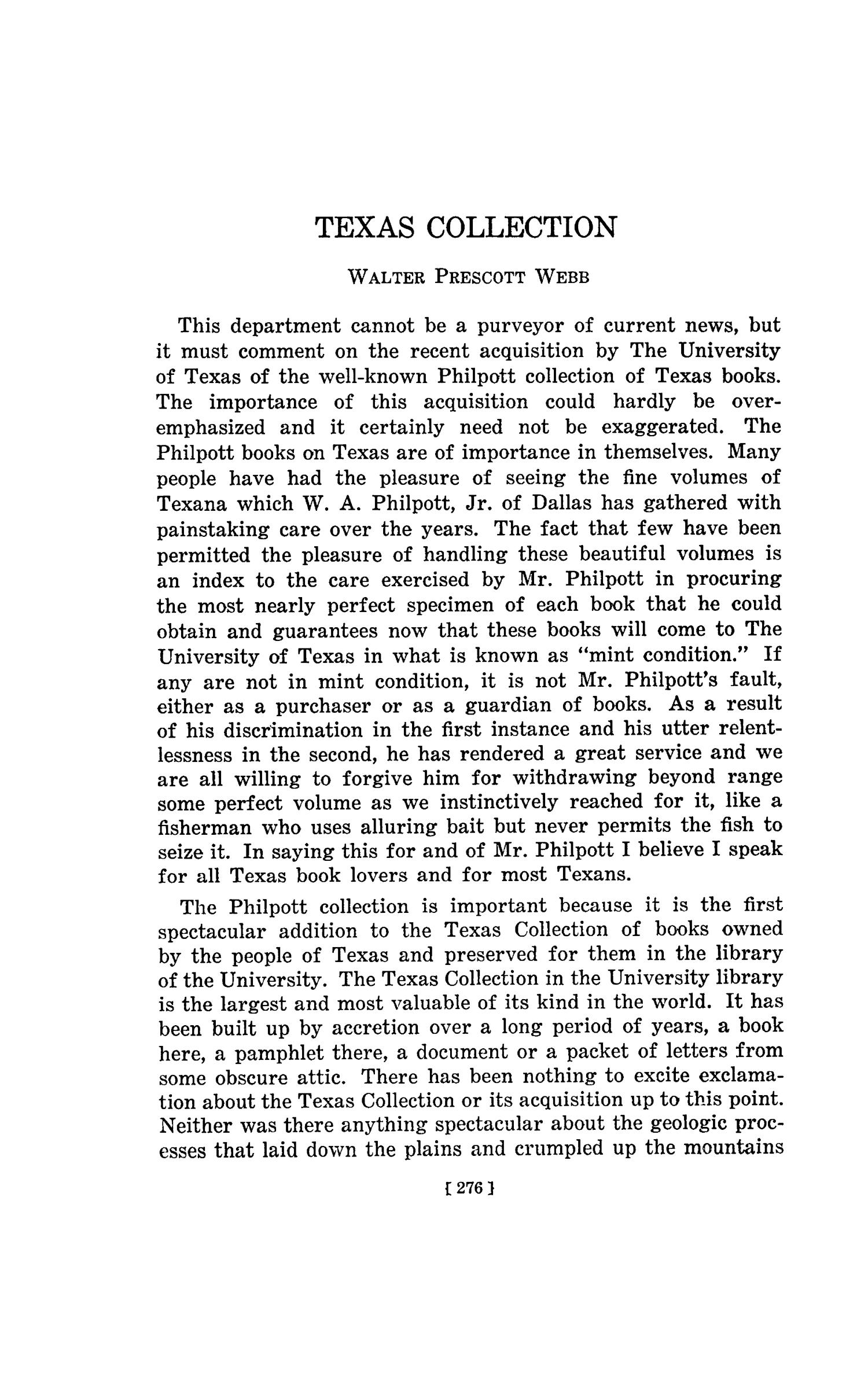 The Southwestern Historical Quarterly, Volume 45, July 1941 - April, 1942
                                                
                                                    276
                                                
