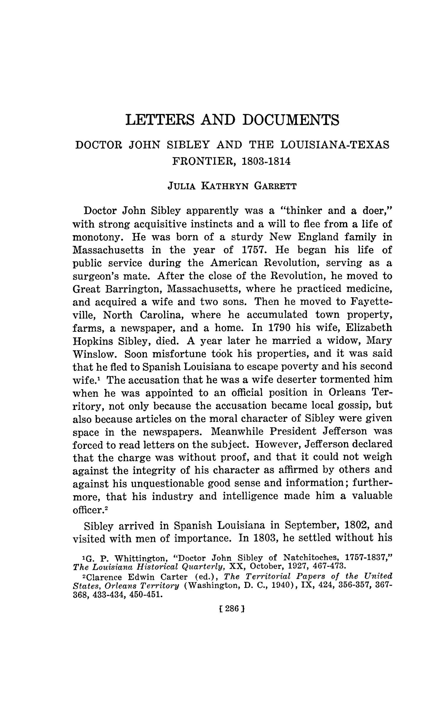 The Southwestern Historical Quarterly, Volume 45, July 1941 - April, 1942
                                                
                                                    286
                                                
