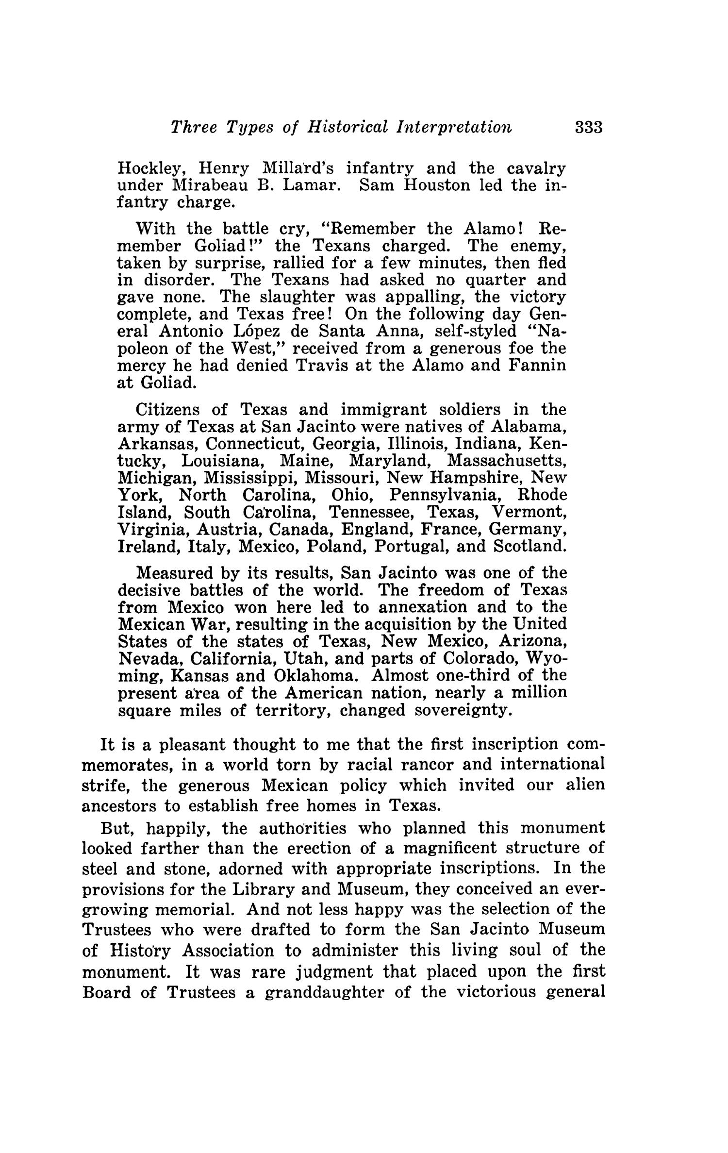 The Southwestern Historical Quarterly, Volume 45, July 1941 - April, 1942
                                                
                                                    333
                                                