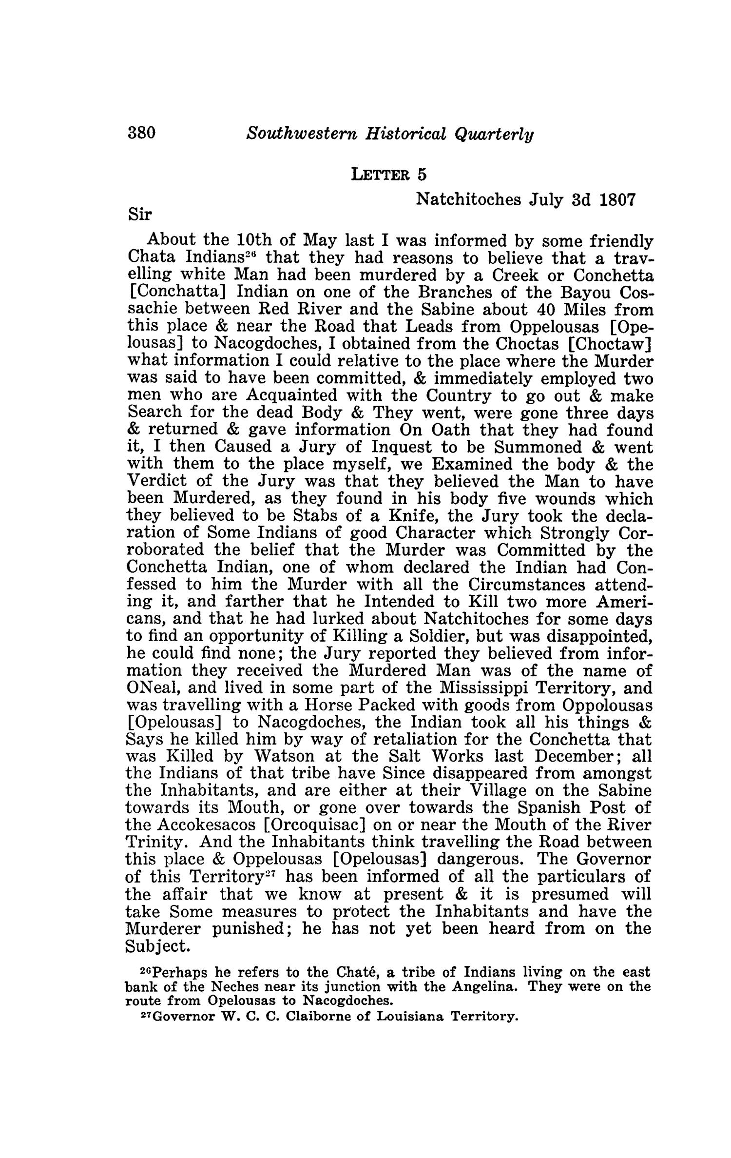 The Southwestern Historical Quarterly, Volume 45, July 1941 - April, 1942
                                                
                                                    380
                                                