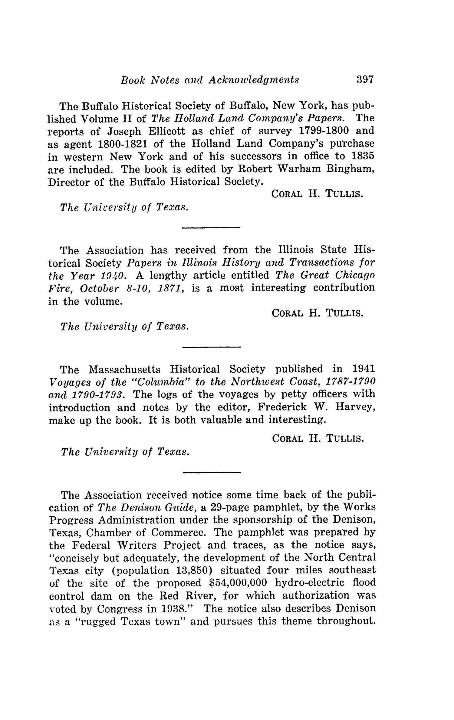 The Southwestern Historical Quarterly, Volume 45, July 1941 - April, 1942
                                                
                                                    397
                                                
