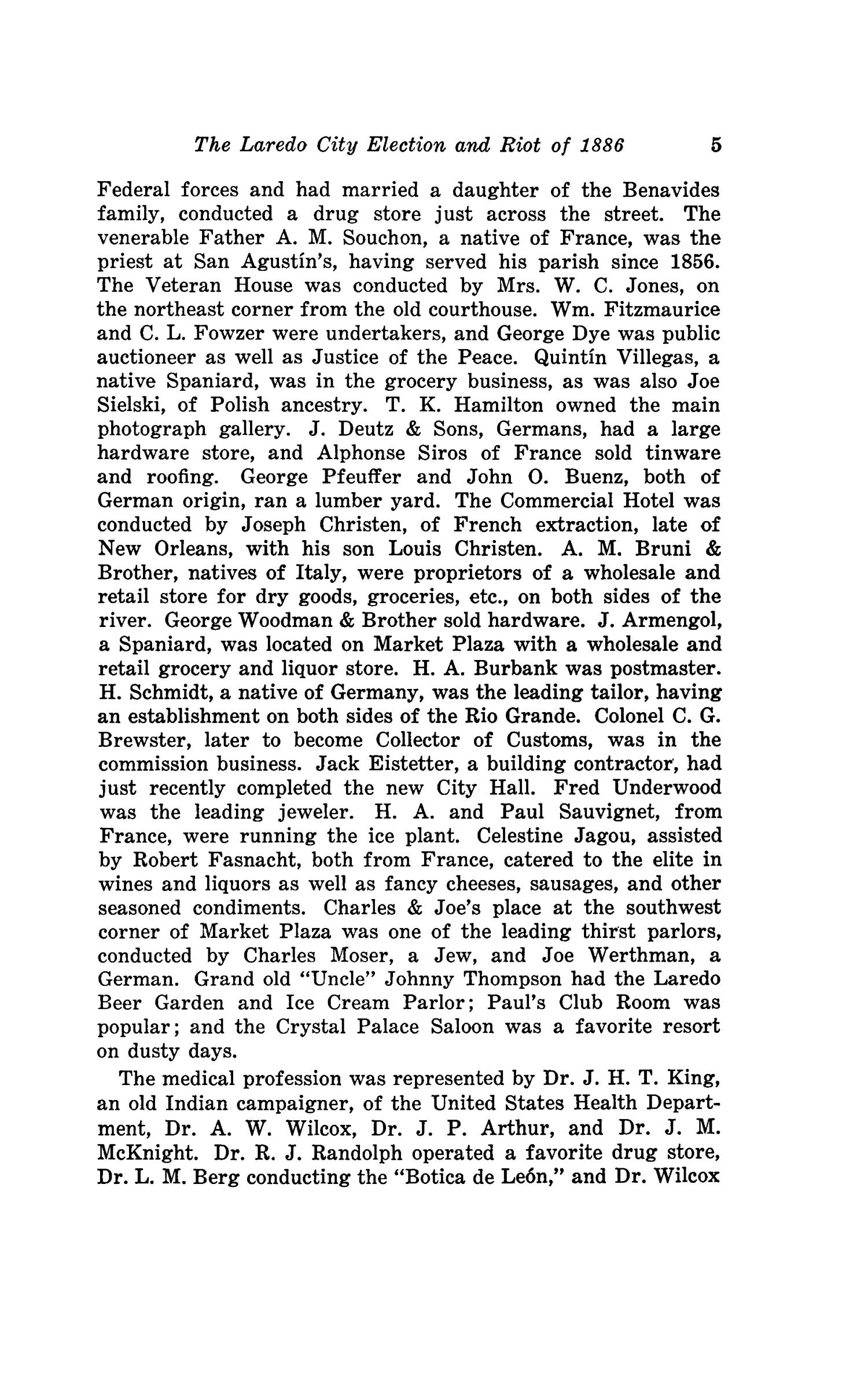 The Southwestern Historical Quarterly, Volume 45, July 1941 - April, 1942
                                                
                                                    5
                                                