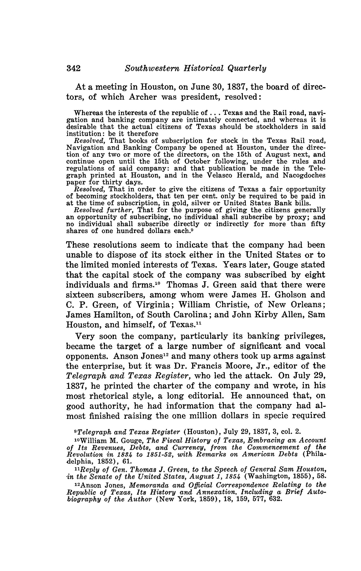 The Southwestern Historical Quarterly, Volume 47, July 1943 - April, 1944
                                                
                                                    342
                                                