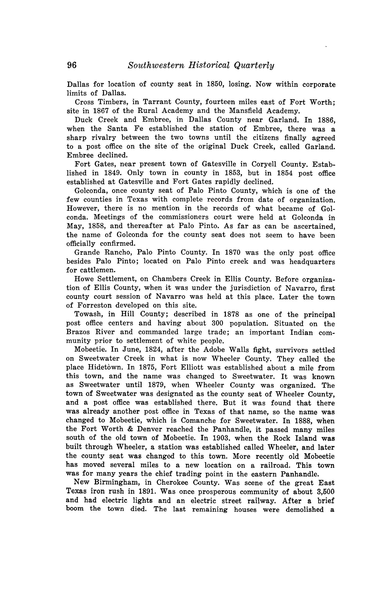 The Southwestern Historical Quarterly, Volume 48, July 1944 - April, 1945
                                                
                                                    96
                                                