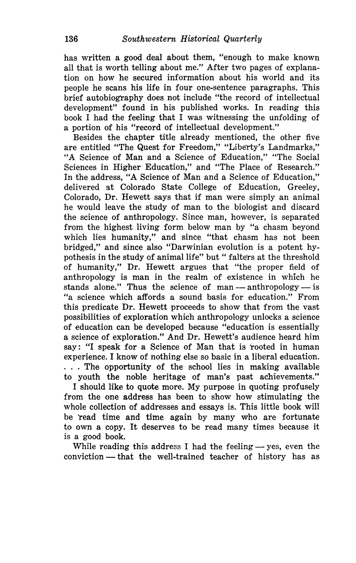 The Southwestern Historical Quarterly, Volume 48, July 1944 - April, 1945
                                                
                                                    136
                                                