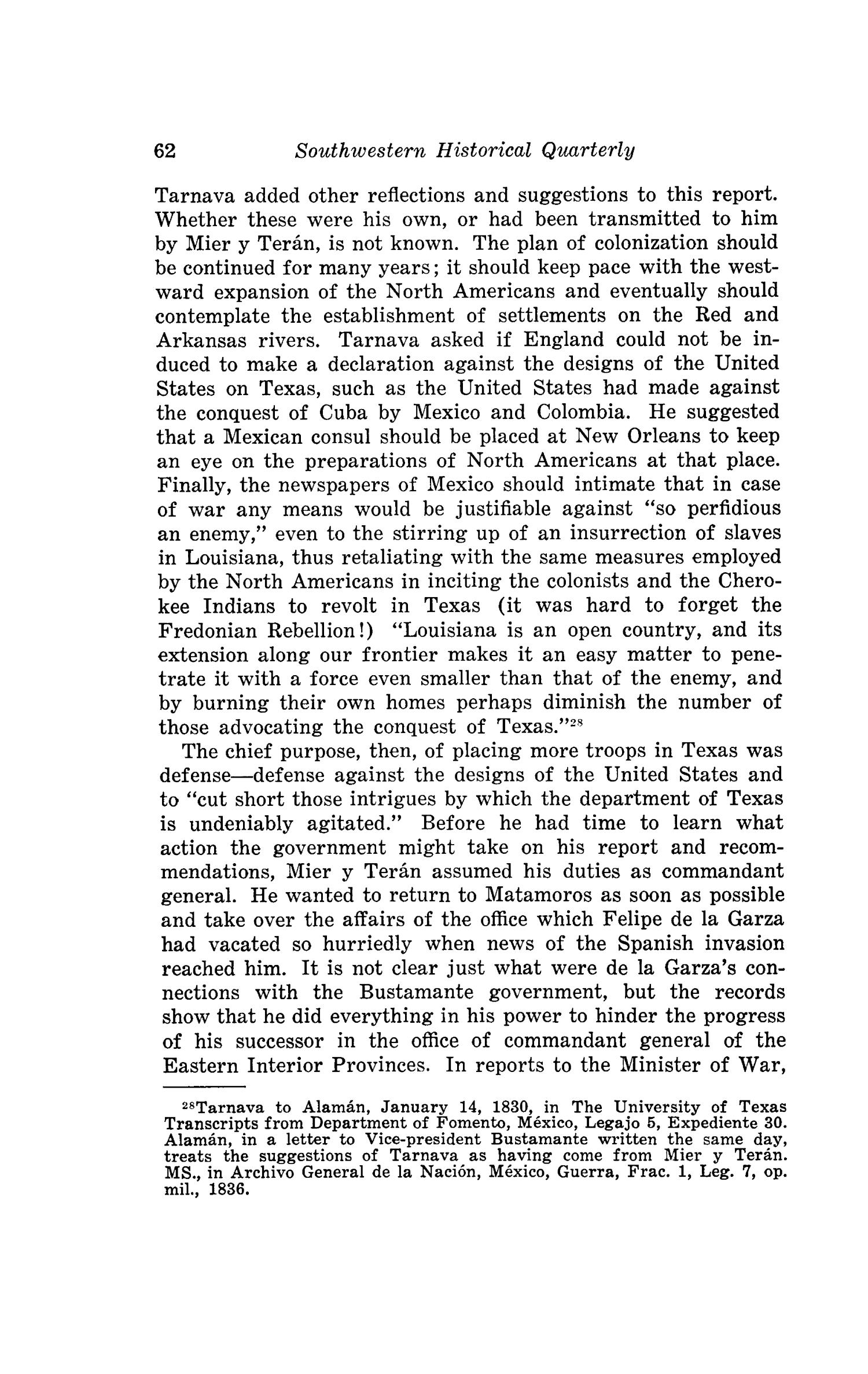The Southwestern Historical Quarterly, Volume 48, July 1944 - April, 1945
                                                
                                                    62
                                                