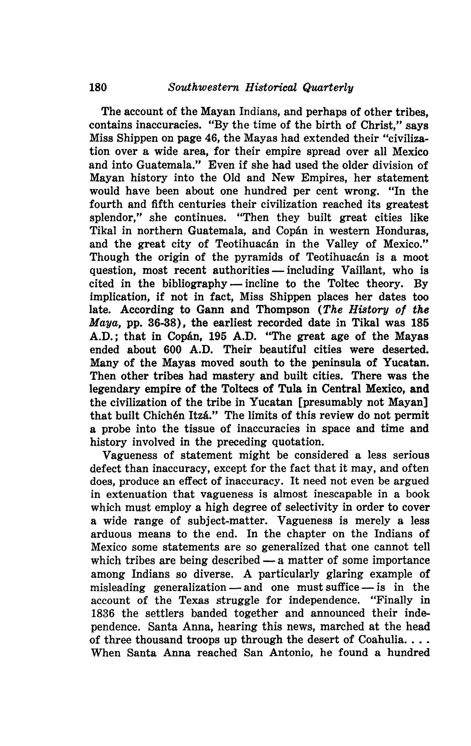 The Southwestern Historical Quarterly, Volume 49, July 1945 - April, 1946
                                                
                                                    180
                                                