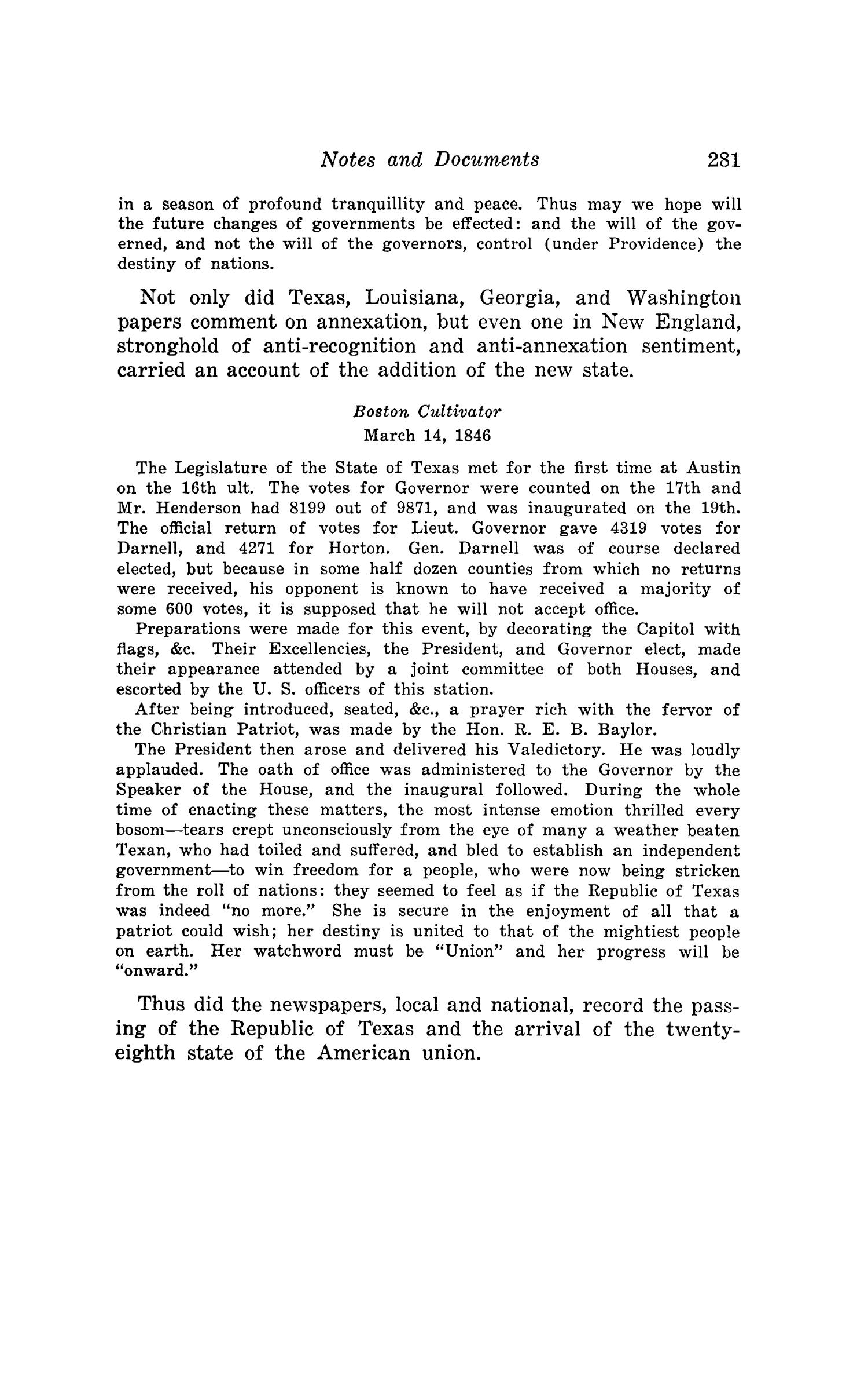 The Southwestern Historical Quarterly, Volume 49, July 1945 - April, 1946
                                                
                                                    281
                                                