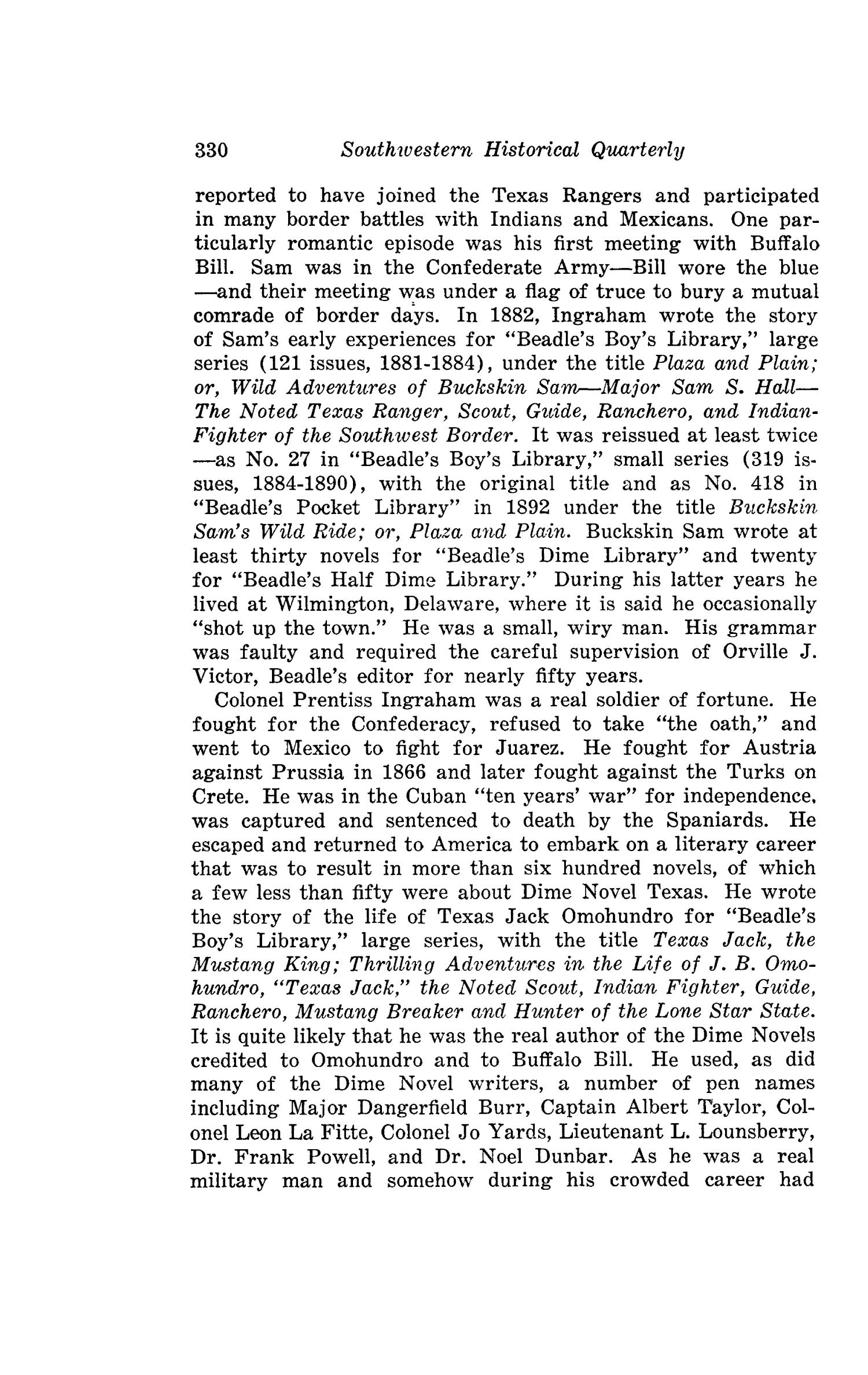 The Southwestern Historical Quarterly, Volume 49, July 1945 - April, 1946
                                                
                                                    330
                                                