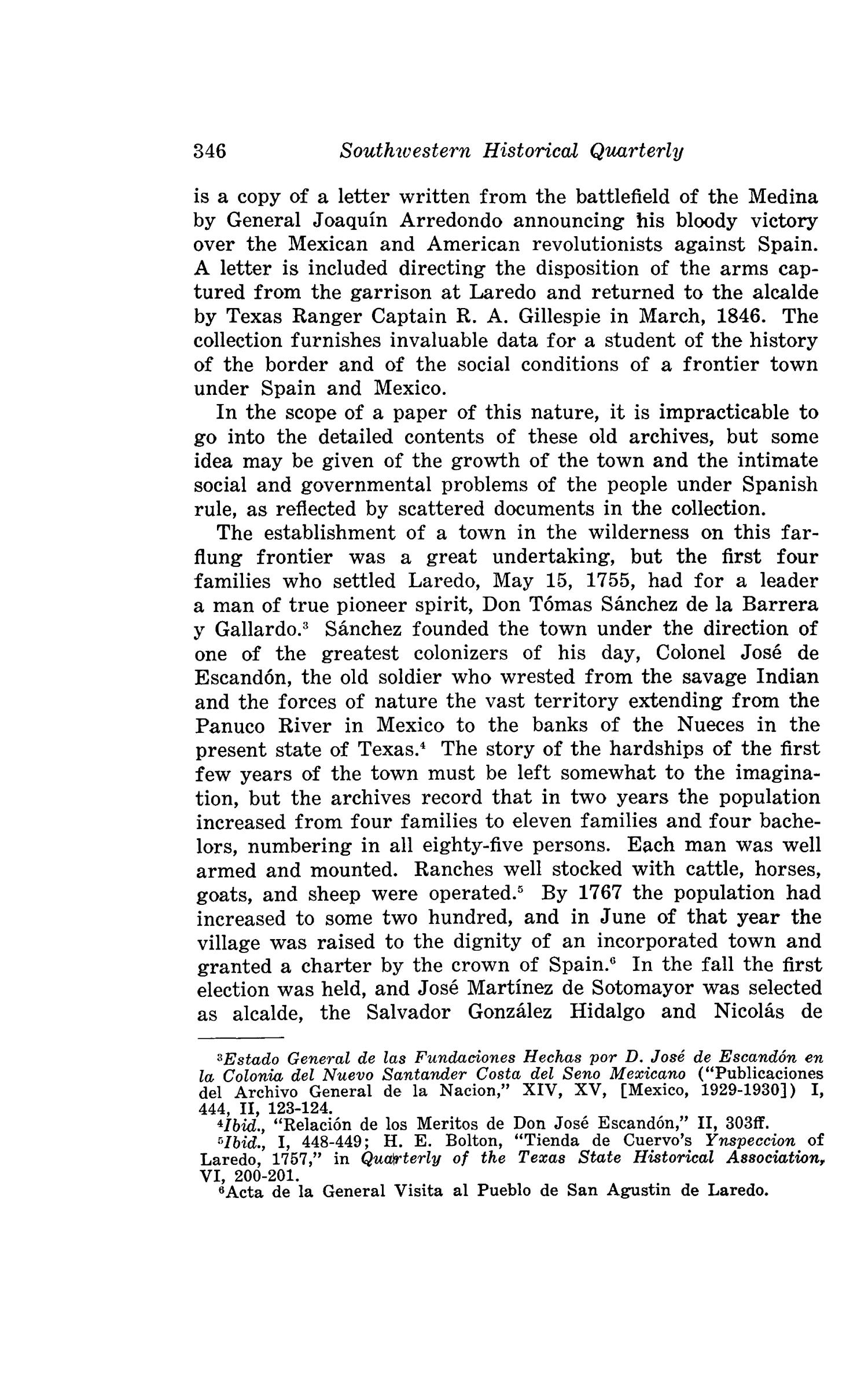 The Southwestern Historical Quarterly, Volume 49, July 1945 - April, 1946
                                                
                                                    346
                                                
