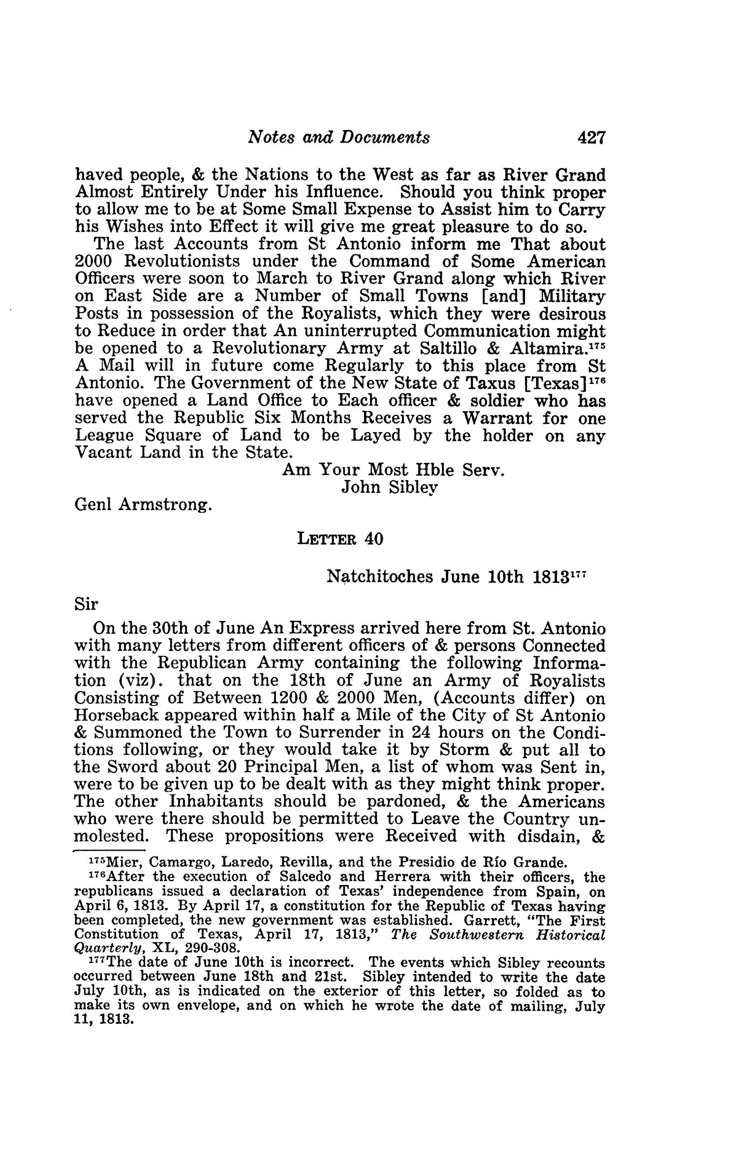 The Southwestern Historical Quarterly, Volume 49, July 1945 - April, 1946
                                                
                                                    427
                                                