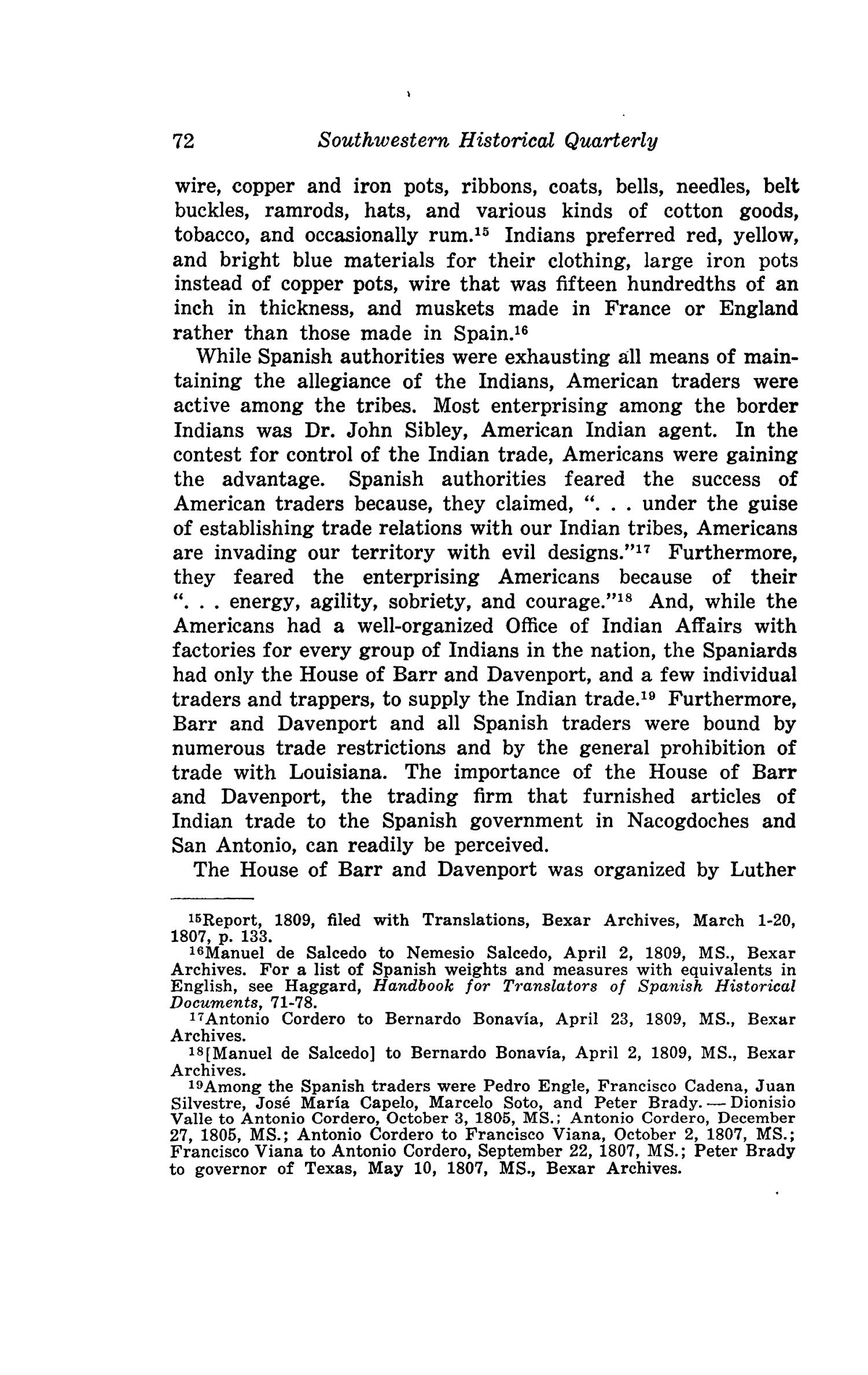 The Southwestern Historical Quarterly, Volume 49, July 1945 - April, 1946
                                                
                                                    72
                                                
