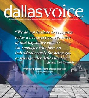 Primary view of object titled 'Dallas Voice (Dallas, Tex.), Vol. 37, No. 7, Ed. 1 Friday, June 19, 2020'.