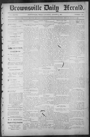 Primary view of object titled 'Brownsville Daily Herald (Brownsville, Tex.), Vol. ELEVEN, No. 153, Ed. 1, Saturday, August 23, 1902'.