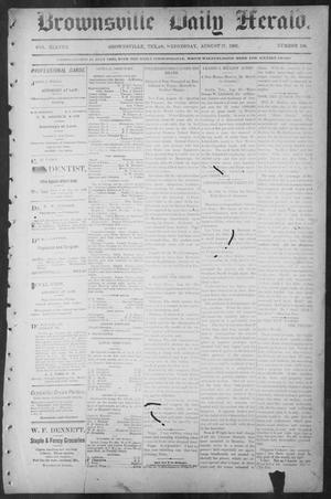 Primary view of object titled 'Brownsville Daily Herald (Brownsville, Tex.), Vol. ELEVEN, No. 156, Ed. 1, Wednesday, August 27, 1902'.