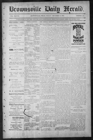Primary view of object titled 'Brownsville Daily Herald (Brownsville, Tex.), Vol. ELEVEN, No. 244, Ed. 1, Friday, December 12, 1902'.