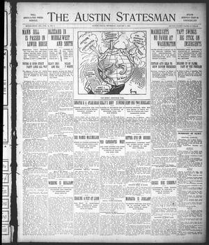 Primary view of object titled 'The Austin Statesman (Austin, Tex.), Vol. 41, No. 6, Ed. 1 Thursday, January 6, 1910'.