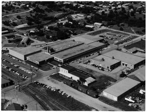 Primary view of object titled 'Aerial View of the Moore Business Forms Factory'.