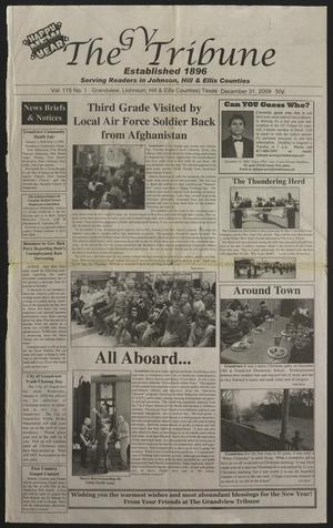 Primary view of object titled 'The GV Tribune (Grandview, Tex.), Vol. 115, No. 1, Ed. 1 Thursday, December 31, 2009'.