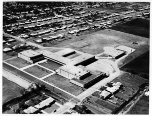 Primary view of object titled 'Aerial View of Denton High School'.