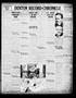 Newspaper: Denton Record-Chronicle (Denton, Tex.), Vol. 24, No. 112, Ed. 1 Tuesd…