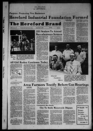 Primary view of object titled 'The Hereford Brand (Hereford, Tex.), Vol. 74, No. 40, Ed. 1 Sunday, May 18, 1975'.