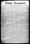 Thumbnail image of item number 1 in: 'Bellville Wochenblatt. (Bellville, Tex.), Vol. 1, No. 24, Ed. 1 Thursday, February 25, 1892'.