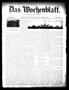 Newspaper: Das Wochenblatt. (Austin, Tex.), Vol. 1, No. 4, Ed. 1 Thursday, Augus…