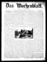Newspaper: Das Wochenblatt. (Austin, Tex.), Vol. 1, No. 14, Ed. 1 Thursday, Nove…