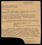 Letter: [Letter from Alex Bradford to David F. Glines - December 3, 1943]