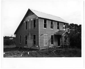 Primary view of object titled 'Exterior View of a Two-Story House'.