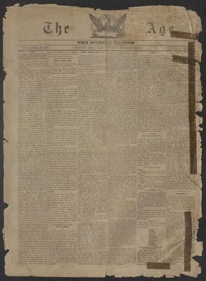 Primary view of object titled 'The Age. (Houston, Tex.), Vol. 5, No. 223, Ed. 1 Friday, March 17, 1876'.