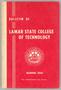 Book: Catalog of Lamar State College of Technology, 1962-1963