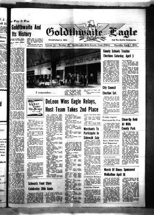 Primary view of object titled 'The Goldthwaite Eagle (Goldthwaite, Tex.), Vol. 79, No. 52, Ed. 1 Thursday, April 1, 1976'.