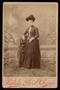 Photograph: [An Unidentified Woman Posing with a Gate]
