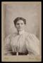 Photograph: [Portrait of an Unknown Woman in a Patterned Blouse]