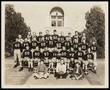 Photograph: [West Junior High School Football Team Poses with Coach]
