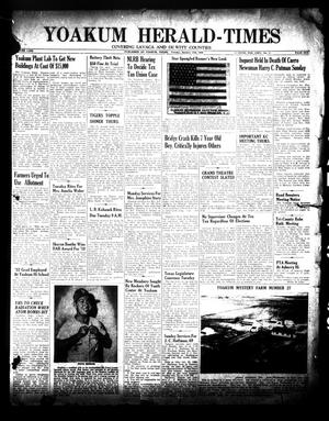 Primary view of object titled 'Yoakum Herald-Times (Yoakum, Tex.), Vol. 63, No. 4, Ed. 1 Tuesday, January 13, 1959'.