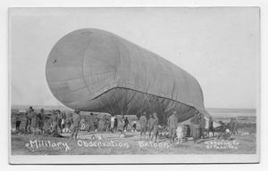 Primary view of object titled '[Military Observation Balloon]'.