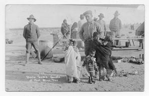 Primary view of object titled '[Uncle Sam's Guests at Fort Bliss, Texas]'.