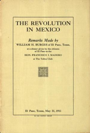 Primary view of object titled 'The Revolution in Mexico'.