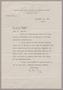 Letter: [Letter from Kelley M. Fogg to Mr. I. H. Kempner, November 22, 1955]